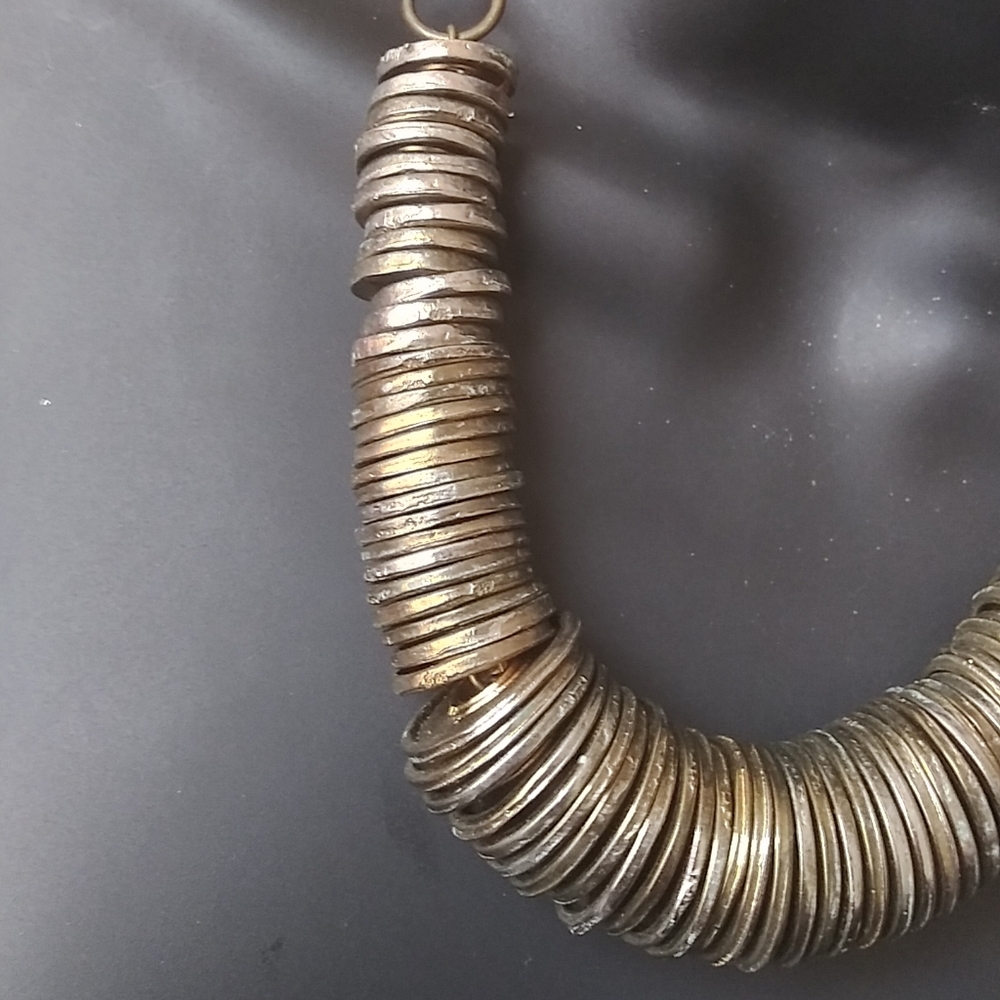 Vintage Anthropologie PAM HIRAN Disc necklace - Picture 3 of 7